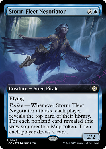 Storm Fleet Negotiator (Extended Art) [The Lost Caverns of Ixalan Commander]