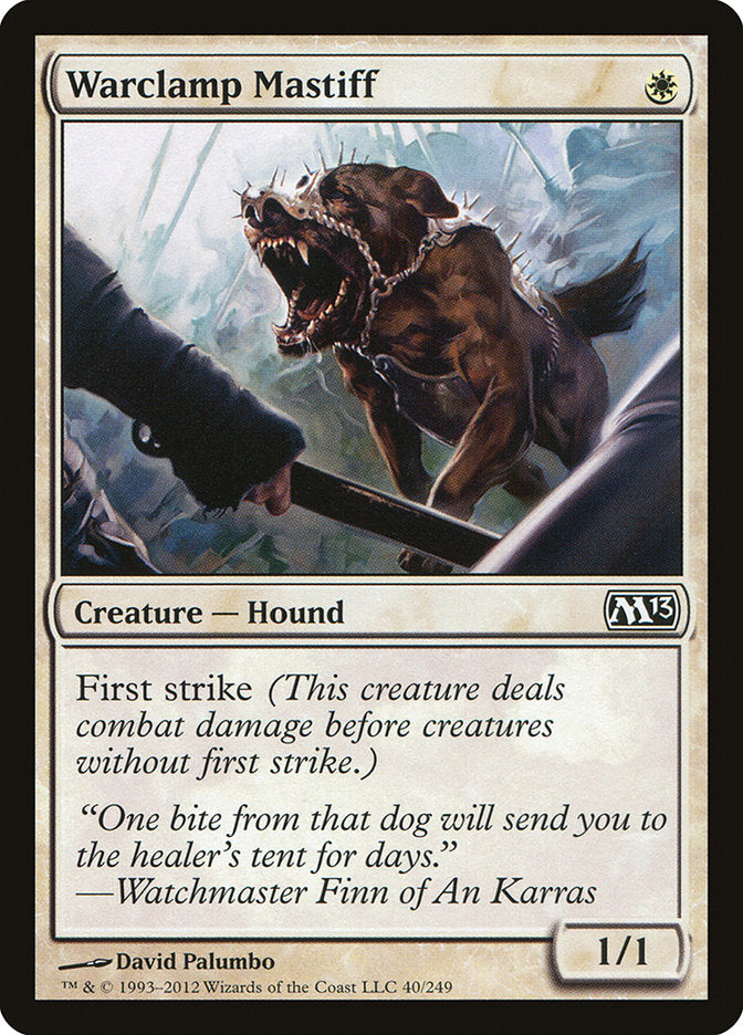 Warclamp Mastiff [Magic 2013]