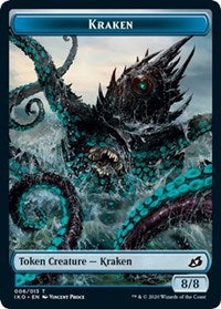 Kraken // Elemental (010) Double-sided Token [Commander 2020 Tokens]