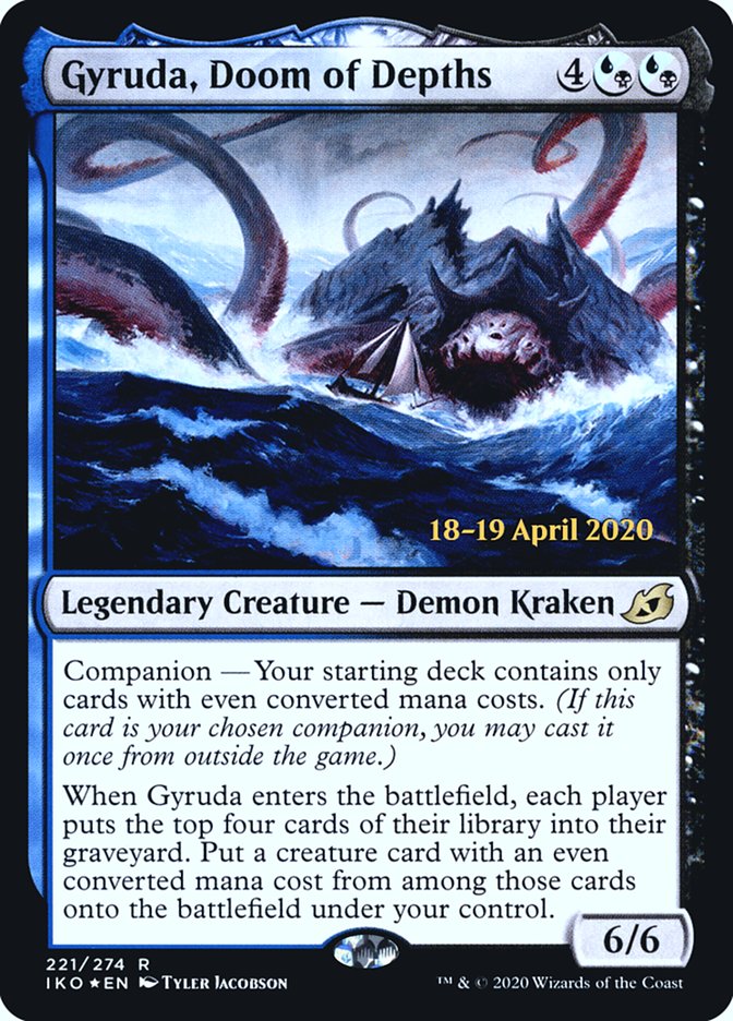 Gyruda, Doom of Depths [Ikoria: Lair of Behemoths Prerelease Promos]