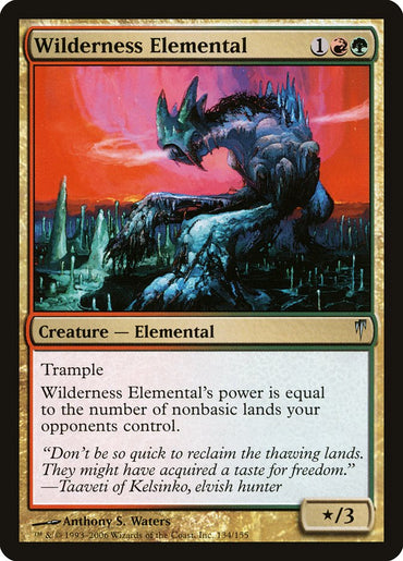 Wilderness Elemental [Coldsnap]