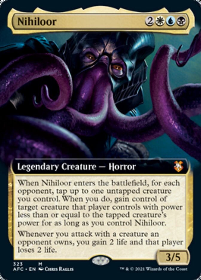 Nihiloor (Extended Art) [Dungeons & Dragons: Adventures in the Forgotten Realms Commander]