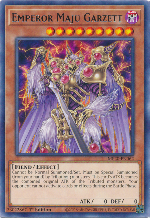 Emperor Maju Garzett [MP20-EN062] Rare