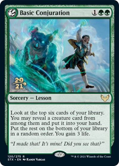 Basic Conjuration [Strixhaven: School of Mages Prerelease Promos]