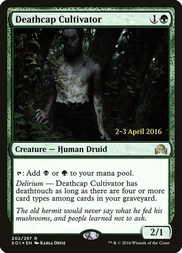 Deathcap Cultivator [Shadows over Innistrad Prerelease Promos]