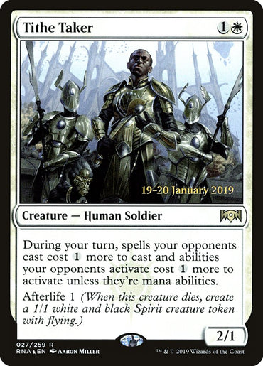 Tithe Taker [Ravnica Allegiance Prerelease Promos]