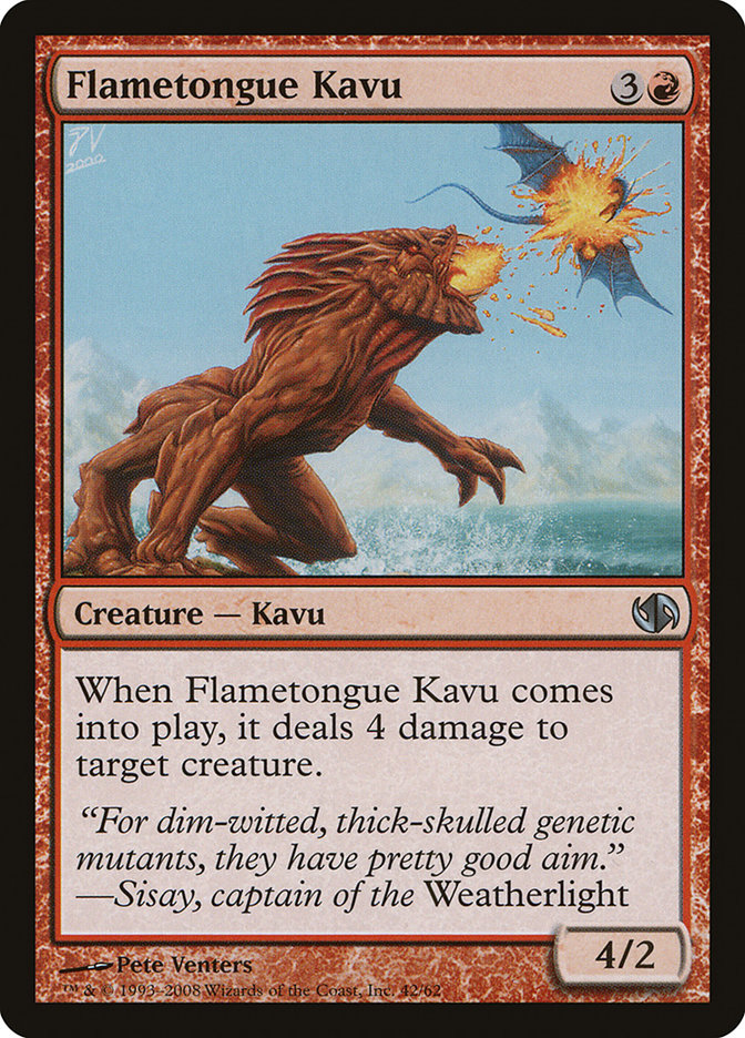 Flametongue Kavu [Duel Decks: Jace vs. Chandra]