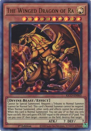 The Winged Dragon of Ra (Ultra Pharaoh's Rare) [KICO-EN065] Ultra Pharaoh's Rare