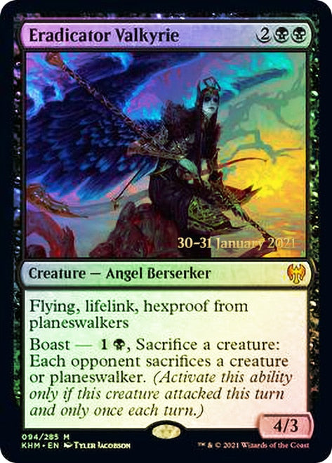 Eradicator Valkyrie [Kaldheim Prerelease Promos]