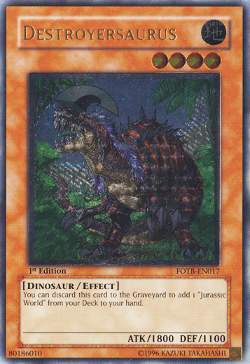 Destroyersaurus [FOTB-EN017] Ultimate Rare