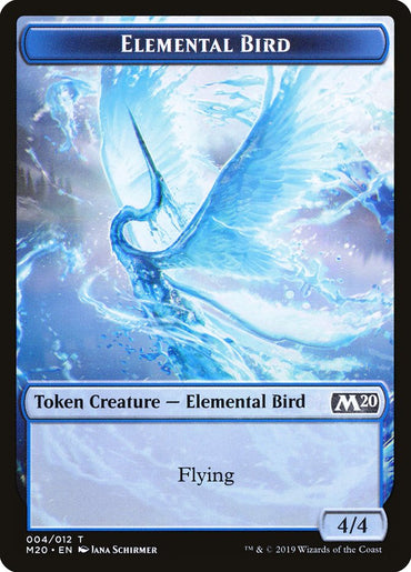 Elemental Bird Token [Core Set 2020 Tokens]