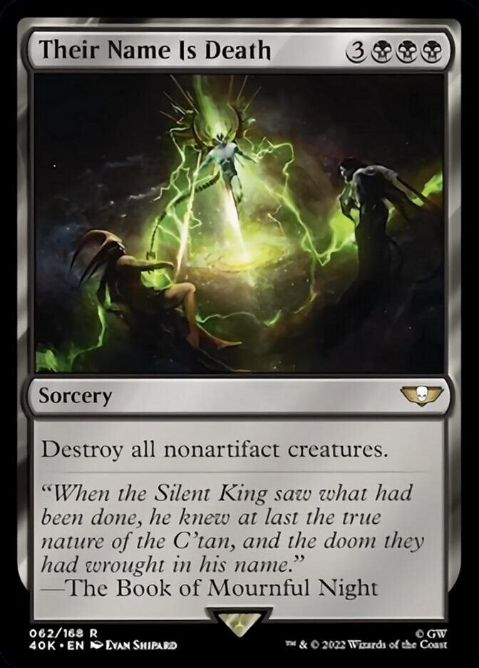 Their Name Is Death (Surge Foil) [Universes Beyond: Warhammer 40,000]