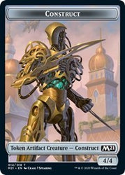 Construct // Soldier Double-sided Token [Core Set 2021 Tokens]