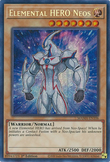 Elemental HERO Neos [MAMA-EN106] Ultra Pharaoh's Rare