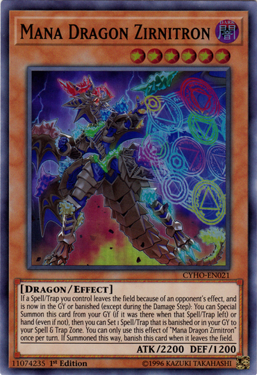 Mana Dragon Zirnitron [CYHO-EN021] Super Rare