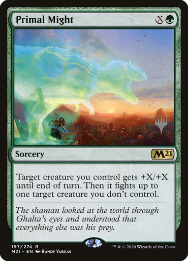 Primal Might (Promo Pack) [Core Set 2021 Promos]