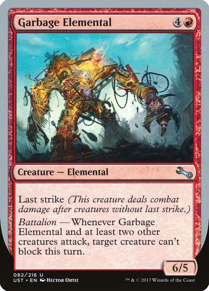 Garbage Elemental (6/5 Creature) [Unstable]