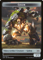 Elephant // Golem Double-sided Token [Double Masters Tokens]