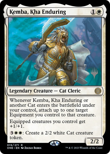 Kemba, Kha Enduring (Promo Pack) [Phyrexia: All Will Be One Promos]