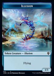 Illusion // Saproling Token [Commander Legends Tokens]