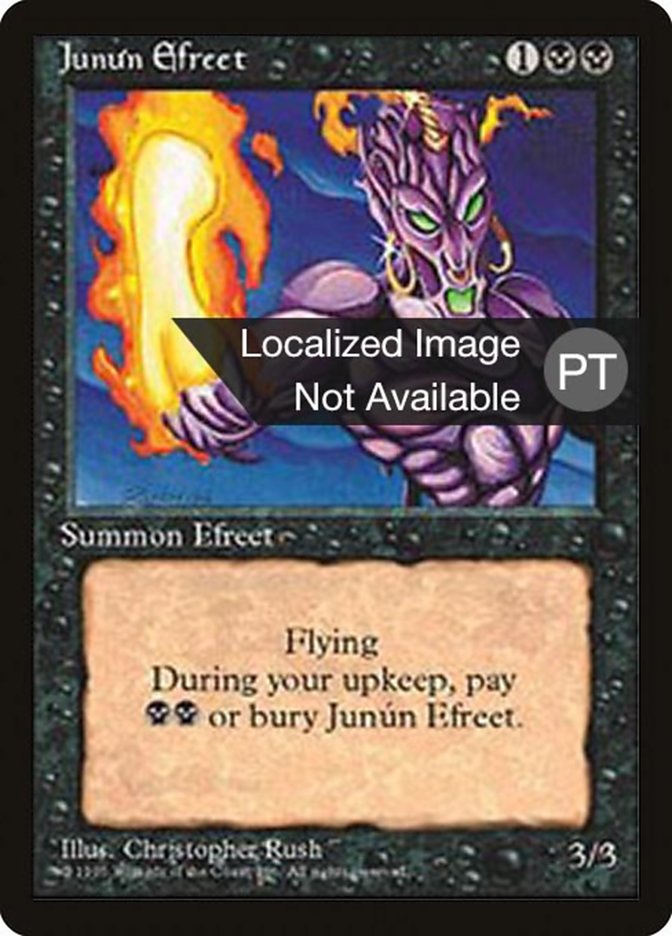 Junun Efreet [Fourth Edition (Foreign Black Border)]