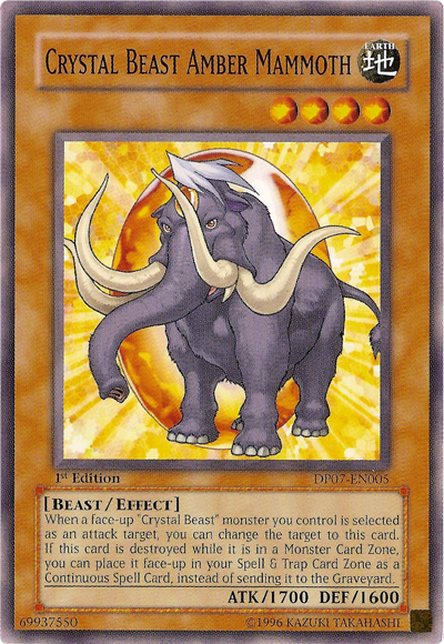 Crystal Beast Amber Mammoth [DP07-EN005] Common