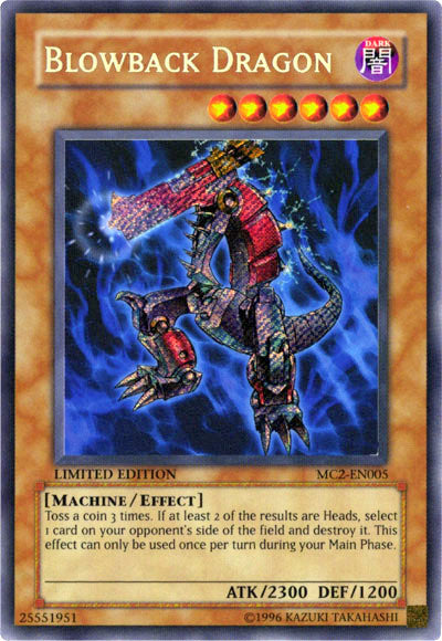 Blowback Dragon [MC2-EN005] Secret Rare