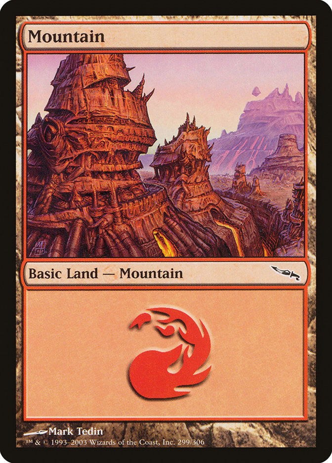 Mountain (299) [Mirrodin]