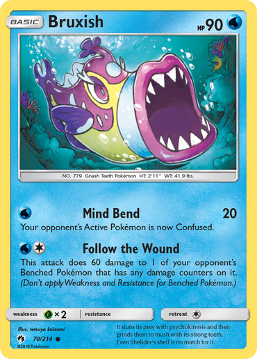 Bruxish (70/214) [Sun & Moon: Lost Thunder]