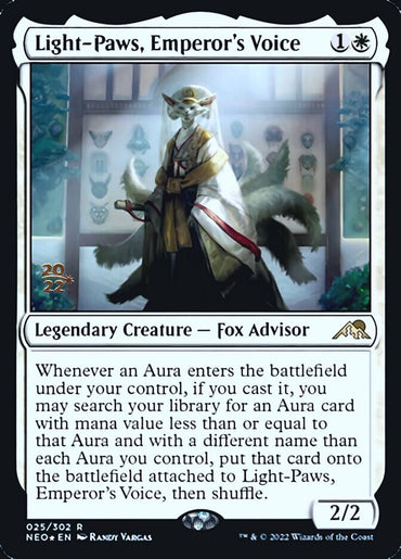 Light-Paws, Emperor's Voice [Kamigawa: Neon Dynasty Prerelease Promos]