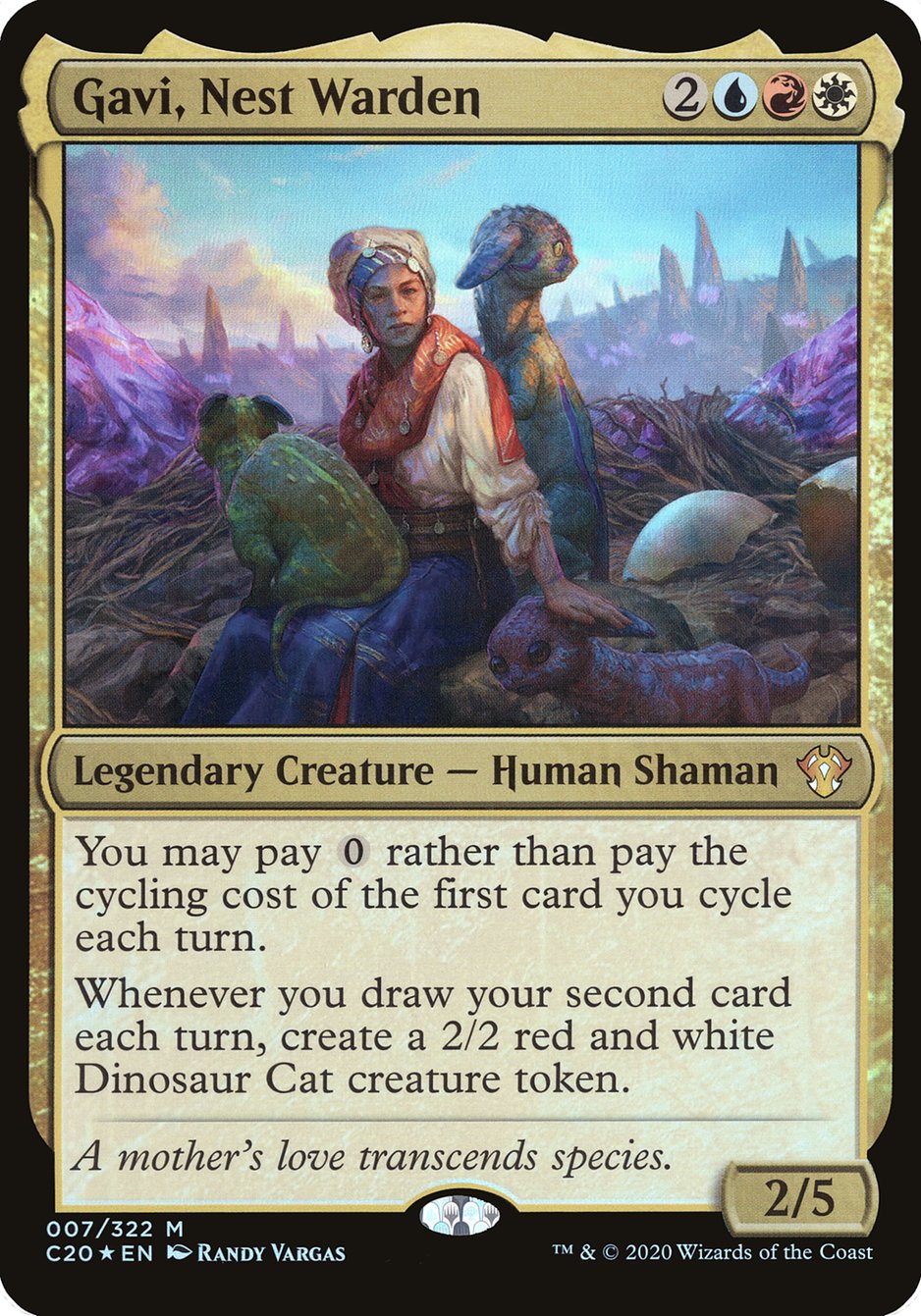 Gavi, Nest Warden (Oversized) [Commander 2020 Oversized]