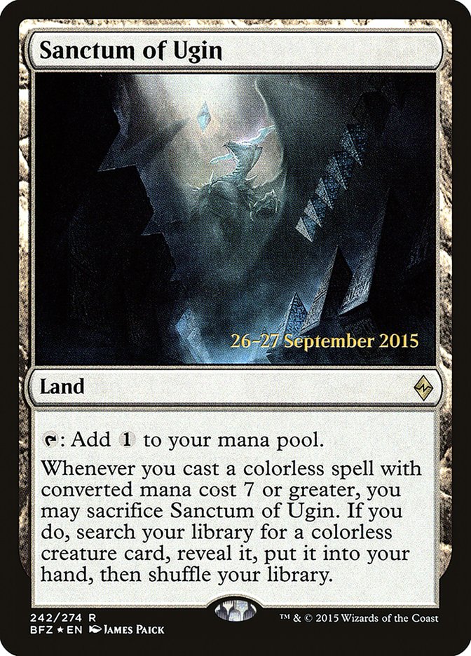 Sanctum of Ugin [Battle for Zendikar Prerelease Promos]