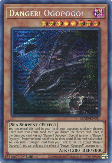 Danger! Ogopogo! [MP20-EN001] Prismatic Secret Rare