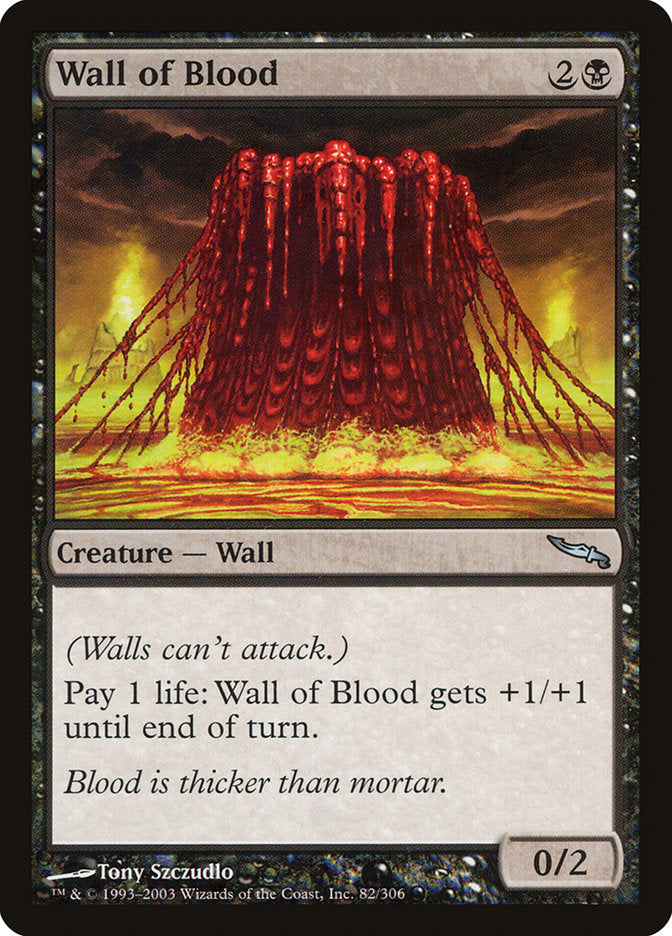 Wall of Blood [Mirrodin]