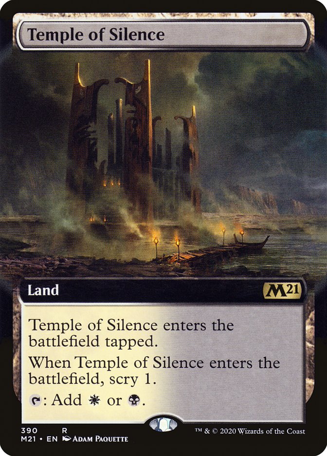 Temple of Silence (Extended Art) [Core Set 2021]