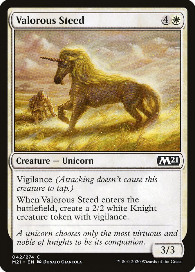 Valorous Steed [Core Set 2021]