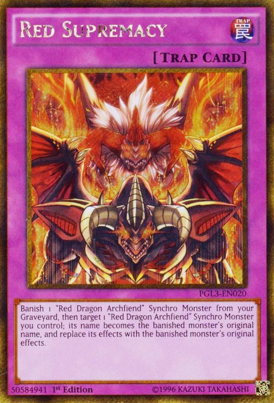 Red Supremacy [PGL3-EN020] Gold Secret Rare