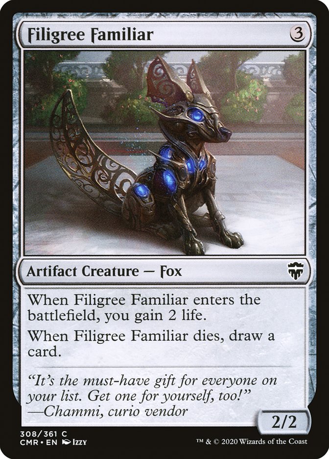 Filigree Familiar [Commander Legends]