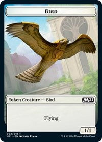 Bird // Demon Double-sided Token [Core Set 2021 Tokens]